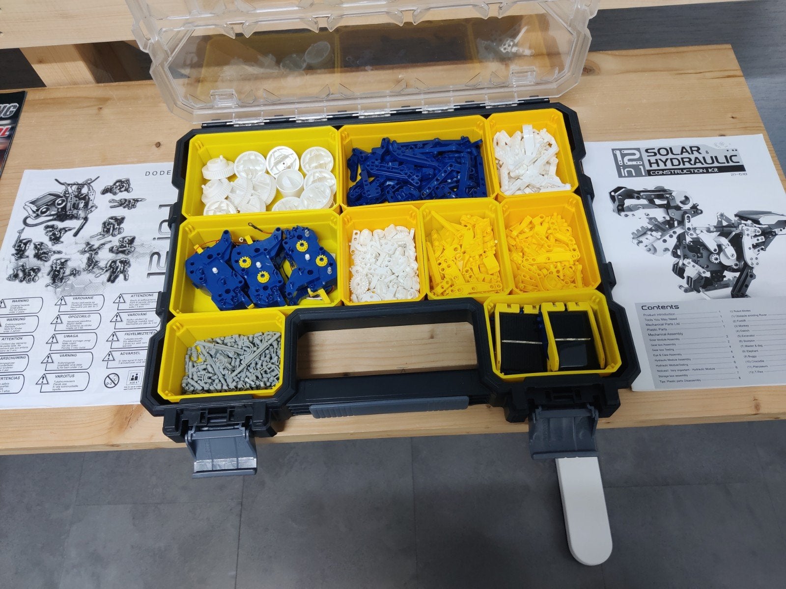 solar hydraulic constructie set 12 in 1 in nieuwstaat 2 sets, Ophalen of Verzenden, Zo goed als nieuw