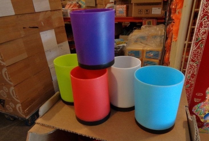 Partij drinkbeker assorti, Diversen, Rommelmarktspullen, ., Nieuw, Ophalen of Verzenden, .