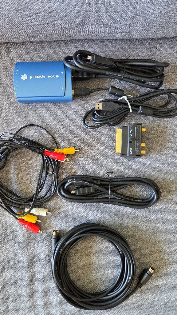 Pinnacle 500-USB Video Digitaliseer Set - Compleet, Ophalen, Zo goed als nieuw