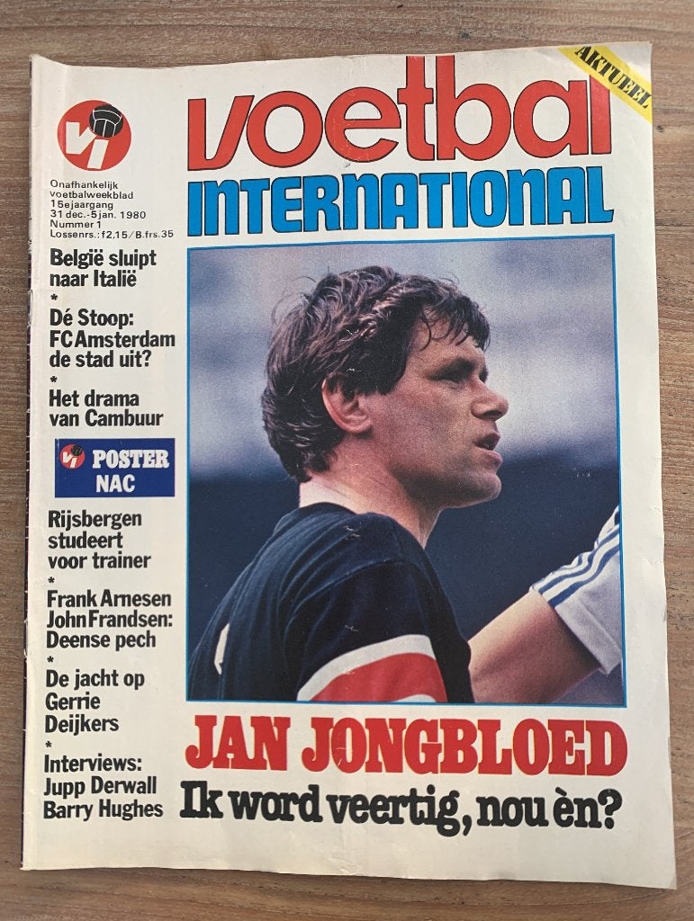 Voetbal International VI Div. tijdschriften uit 1980 / €1,50, Ophalen of Verzenden, Zo goed als nieuw, F.C. Twente, Boek of Tijdschrift