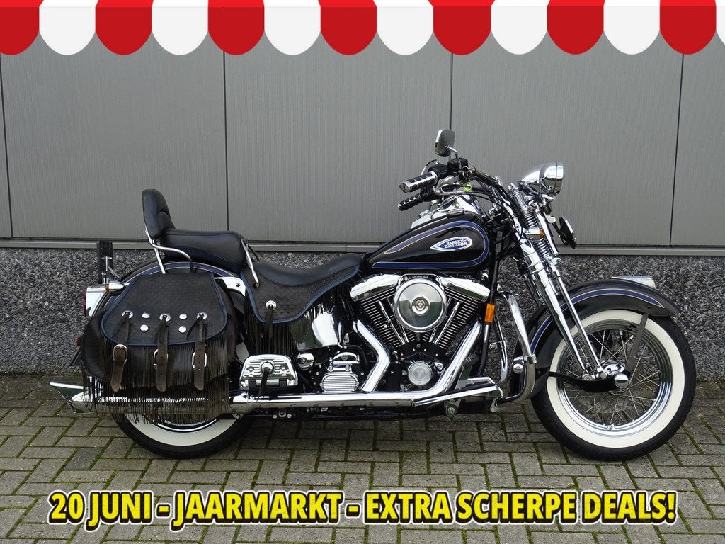 Harley-Davidson FLSTS HERITAGE SPRINGER (bj 1998), Motoren, 1340 cc, Chopper, Bedrijf
