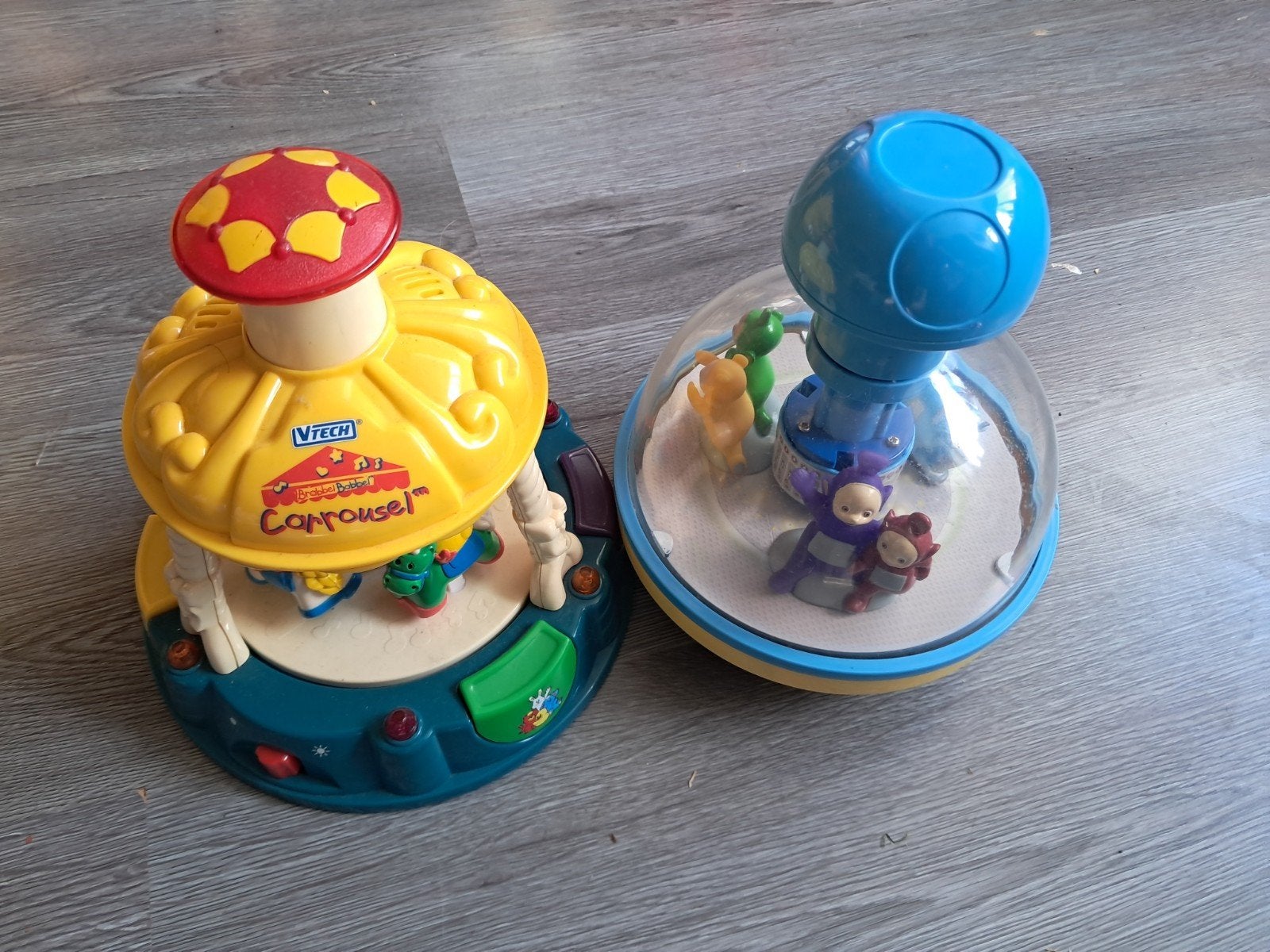2 x draai carrousel vintage, Ophalen of Verzenden, Gebruikt
