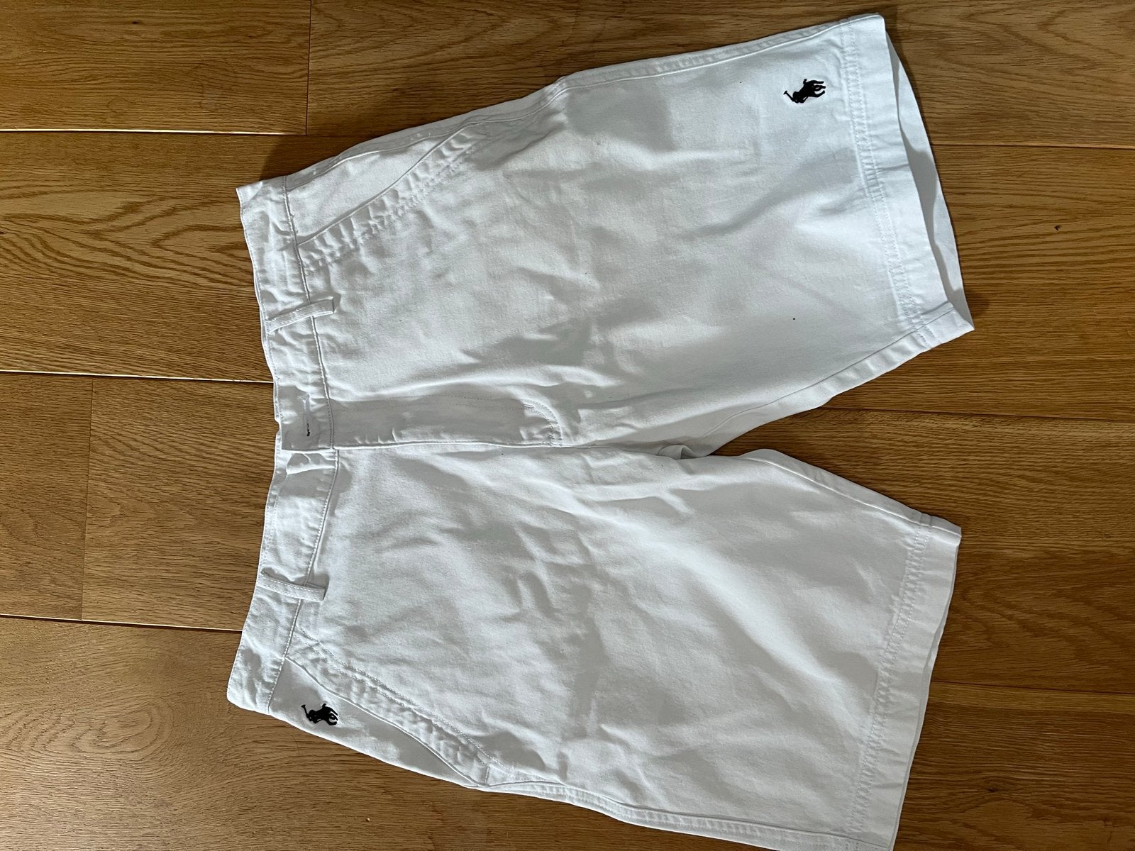 Ralph Lauren Polo Chino Shorts Wit Maat 32, Ophalen of Verzenden, Zo goed als nieuw, Maat 48/50 (M), Wit