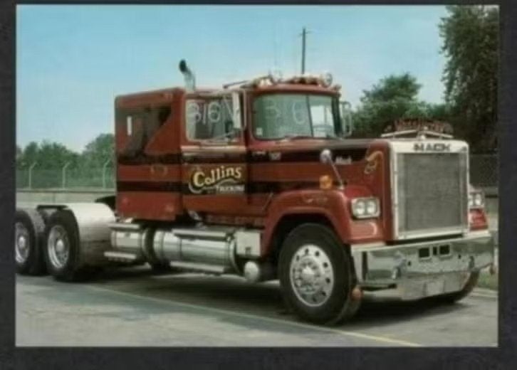 Vrachtwagen Amerikaanse Truck Mack Collins Trucking., Verzamelen, Ophalen of Verzenden, 1980 tot heden, Ongelopen, Voertuig