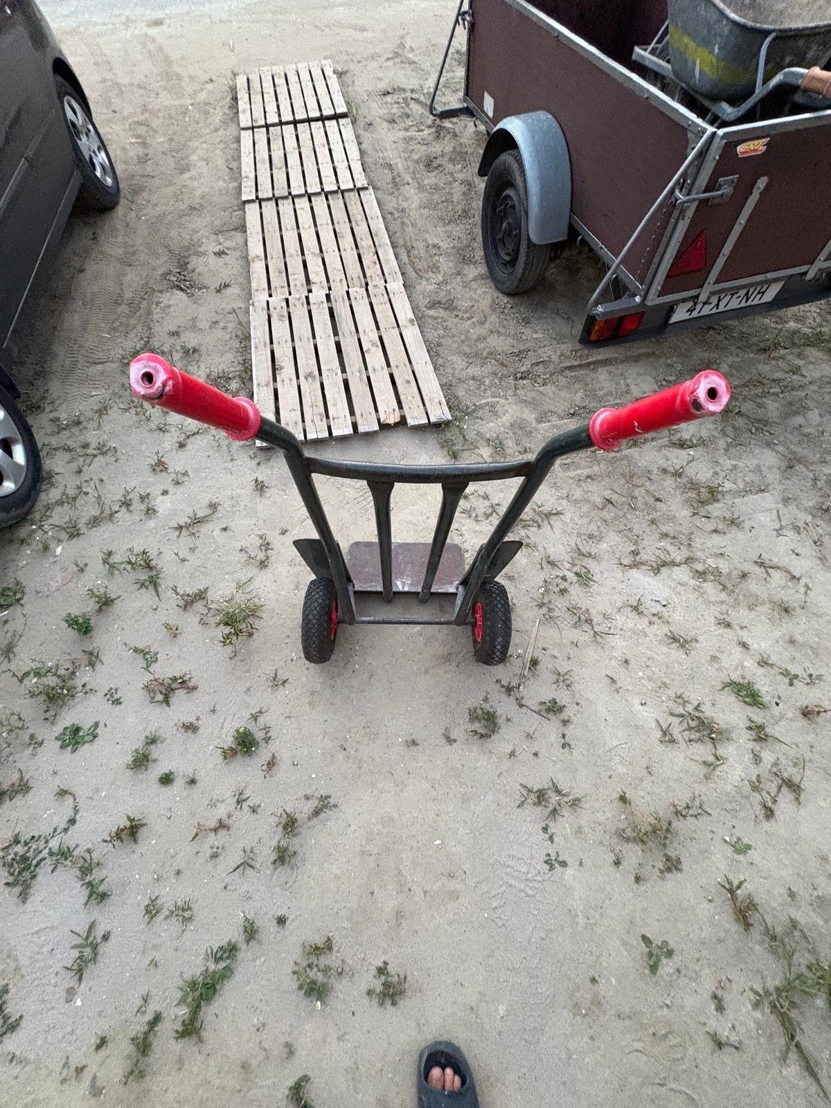 Steekwagen met Luchtbanden, Ophalen of Verzenden, Gebruikt, Steekwagen