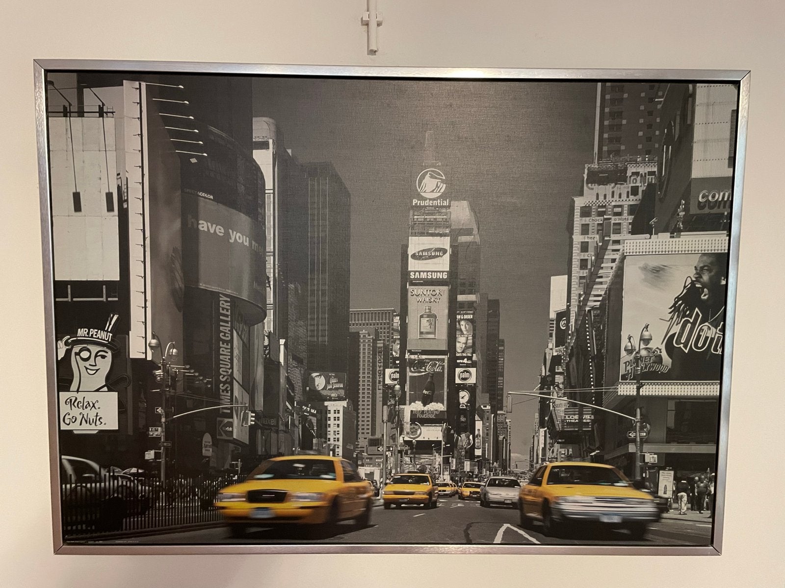 Ingelijste New York Poster - 140x100 cm, Verzamelen, Foto's en Prenten, Ophalen of Verzenden, Zo goed als nieuw