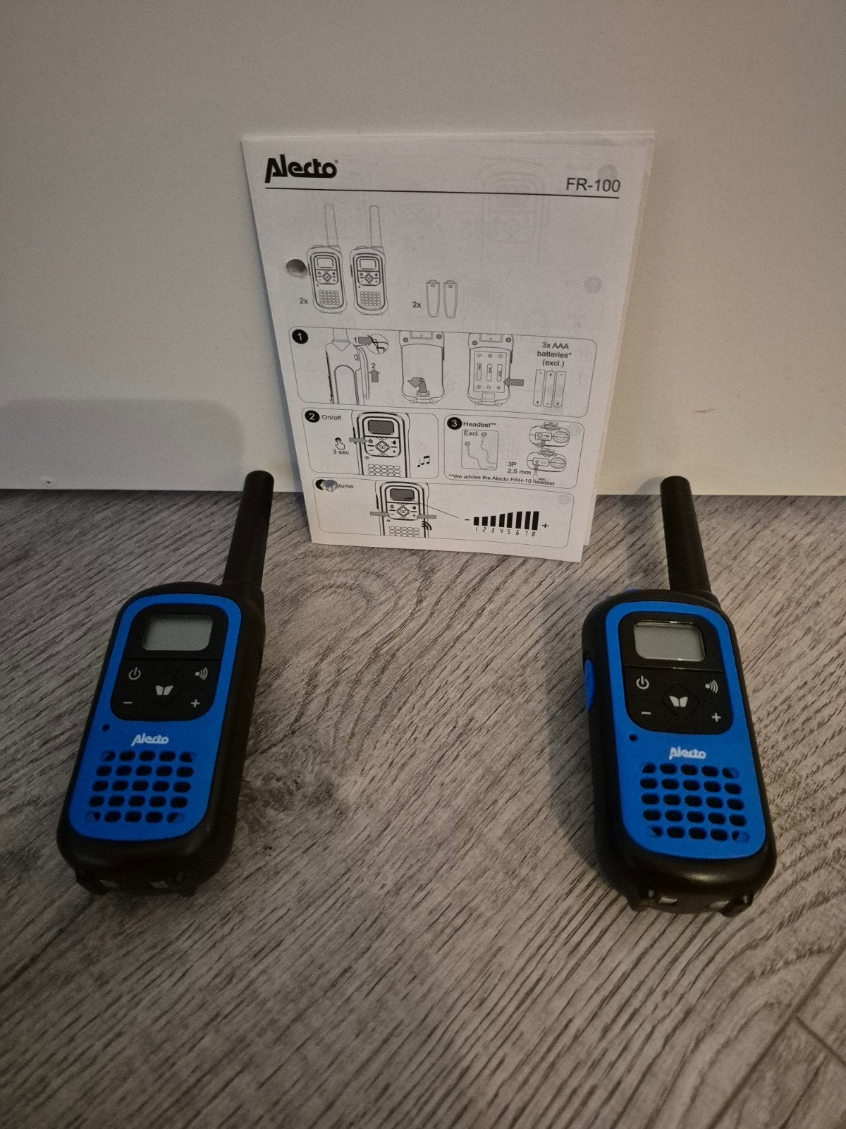 Alecto Walkie Talkie Set, Ophalen of Verzenden, Zo goed als nieuw