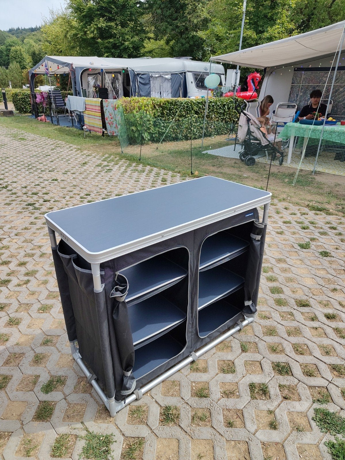 Campart campingkast - Handige opbergruimte voor de camping, Caravans en Kamperen, Ophalen, Zo goed als nieuw