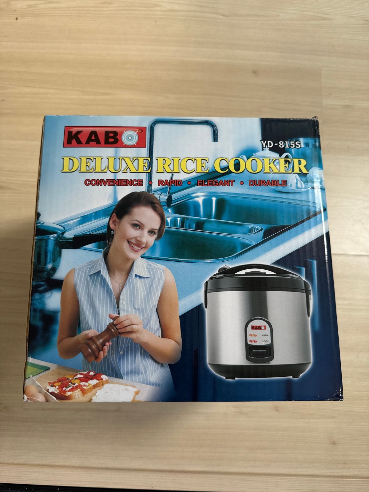 Kabo Deluxe Rijstkoker YD-815S - 1.5L, 650W, Ophalen of Verzenden, Nieuw