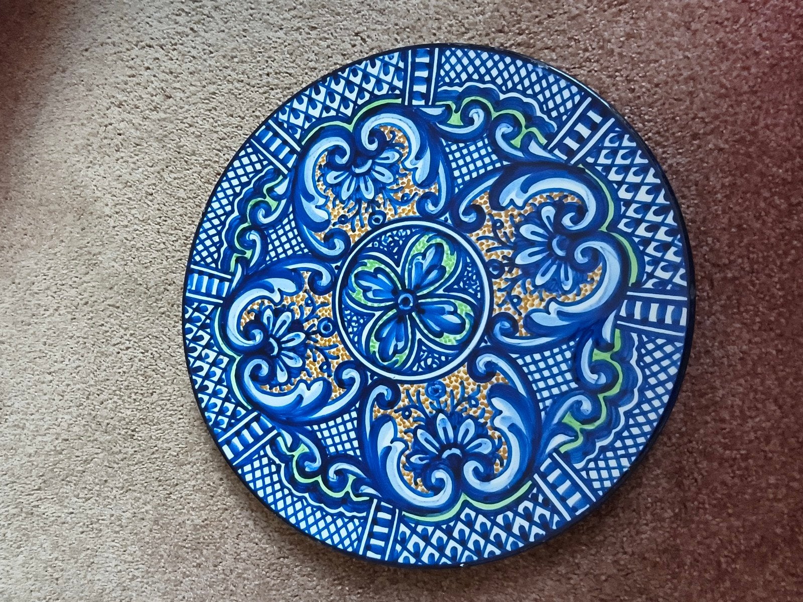 Diverse decoratieve borden en schalen - Blauw en wit, Antiek en Kunst, Ophalen