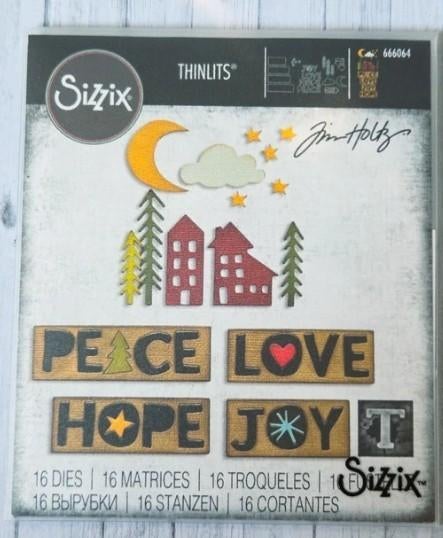 Tim Holtz - Christmas Cutouts die, Hobby en Vrije tijd, Scrapbooking, Ophalen of Verzenden, Nieuw, Frame of Mal, Sizzix