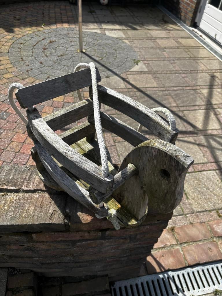 Houten paardenschommel voor aan schommel, Ophalen, Gebruikt