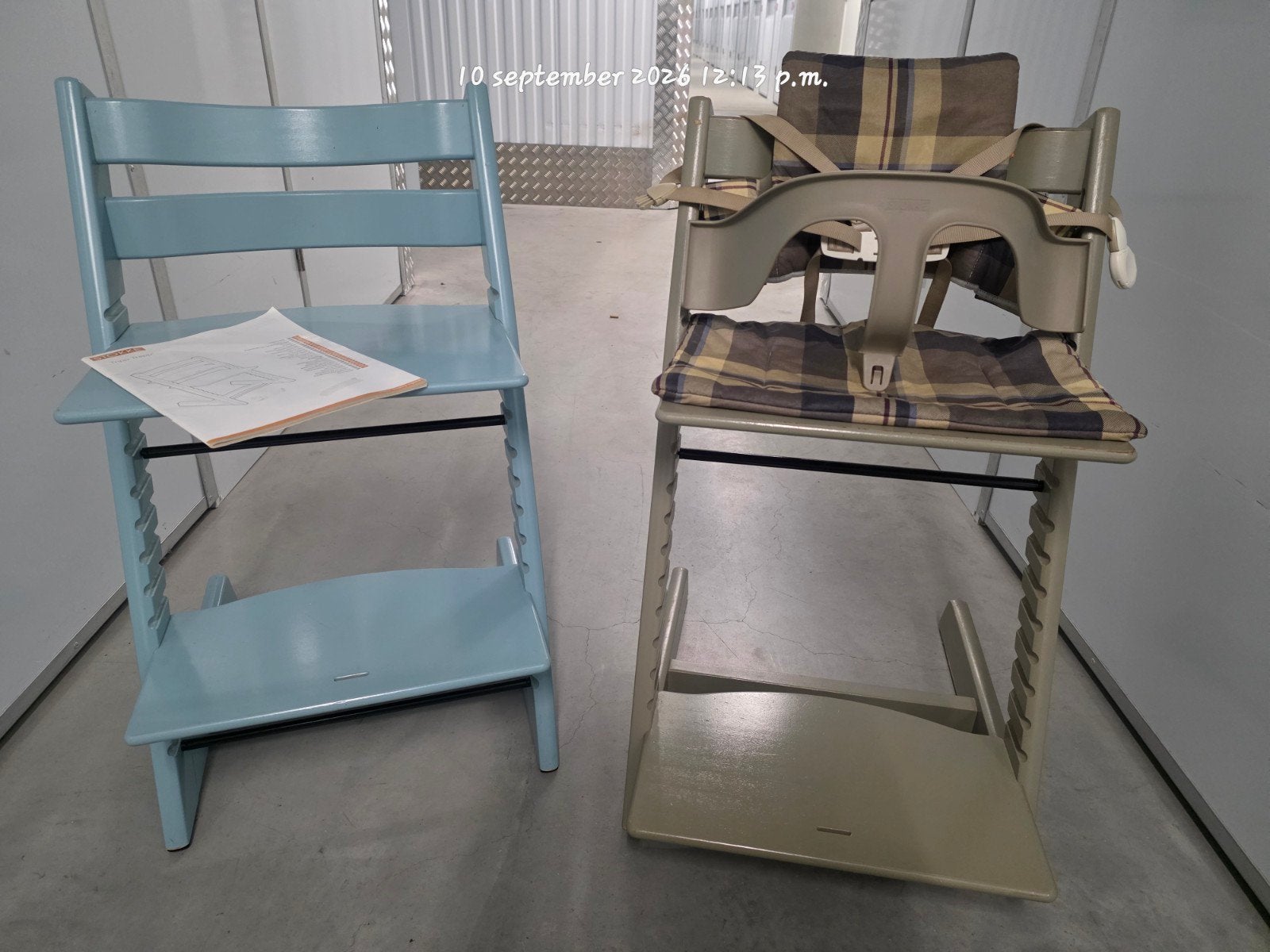Stokke Tripp Trapp meegroeistoel met accessoires, Ophalen, Gebruikt, Meegroeistoel, Gordel(s)