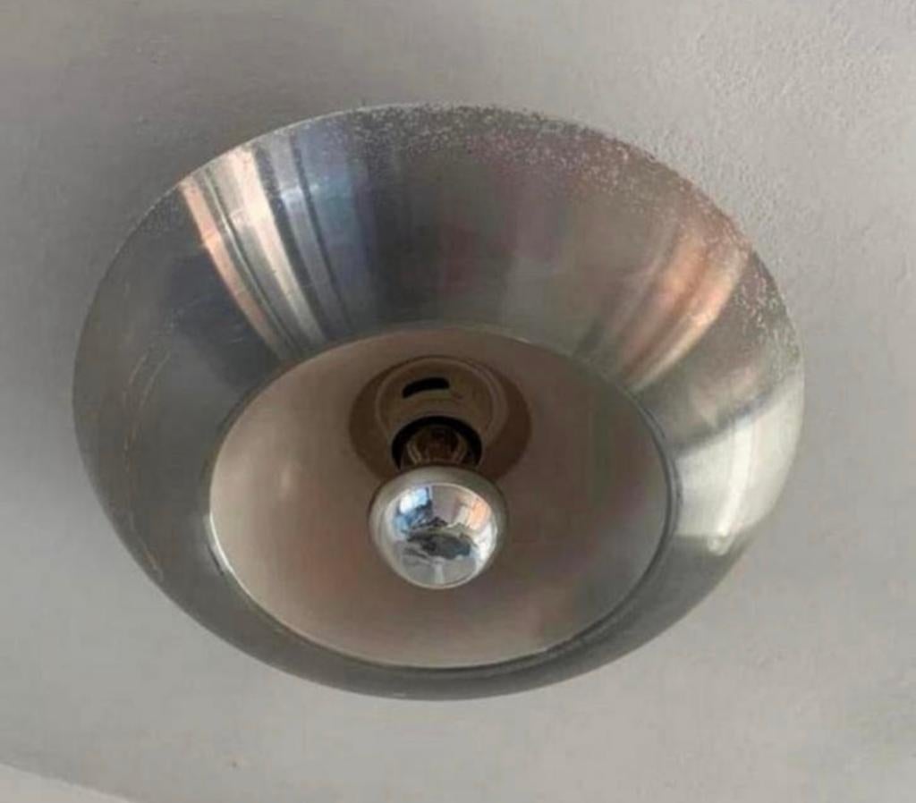 Lamp mooie vintage Dijkstra plafondlamp jaren 70., Ophalen of Verzenden, Zo goed als nieuw