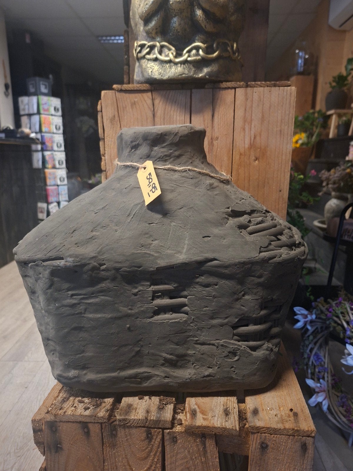 Sfeervolle Leemmand m, Ophalen, Mand, Rond, Nieuw