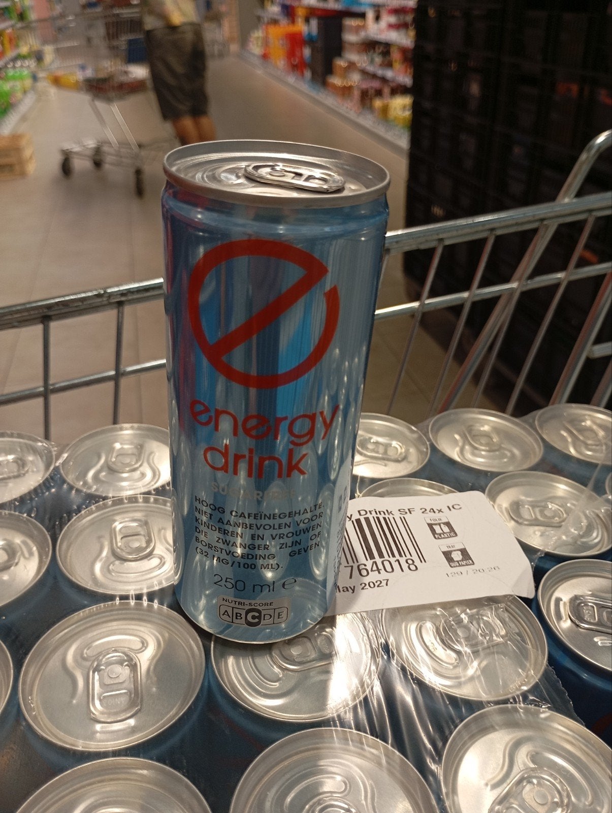 Energy zero sugar 15,,- euro per tray inclusief 3,60 statieg, Ophalen