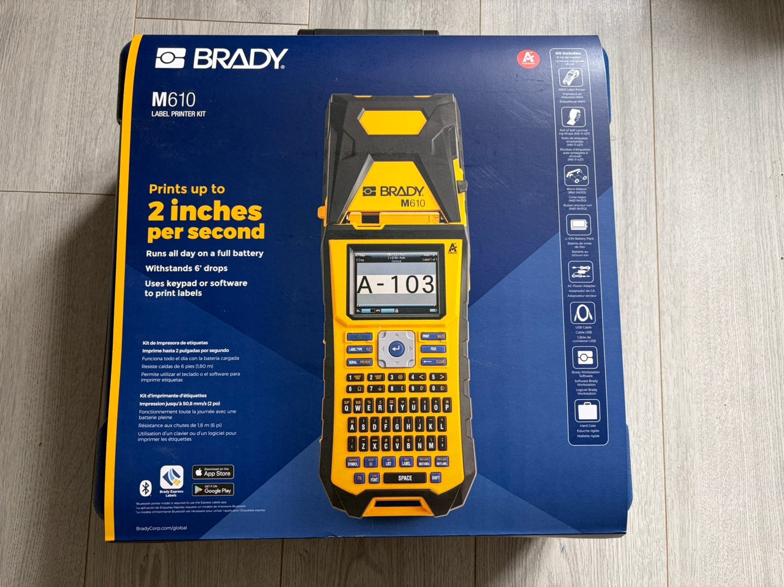 NIEUW - Brady M610 labelwriter / labelprinter - QWERTY EU, Computers en Software, Labelprinters, Nieuw, Qwerty, Etiket, Ophalen