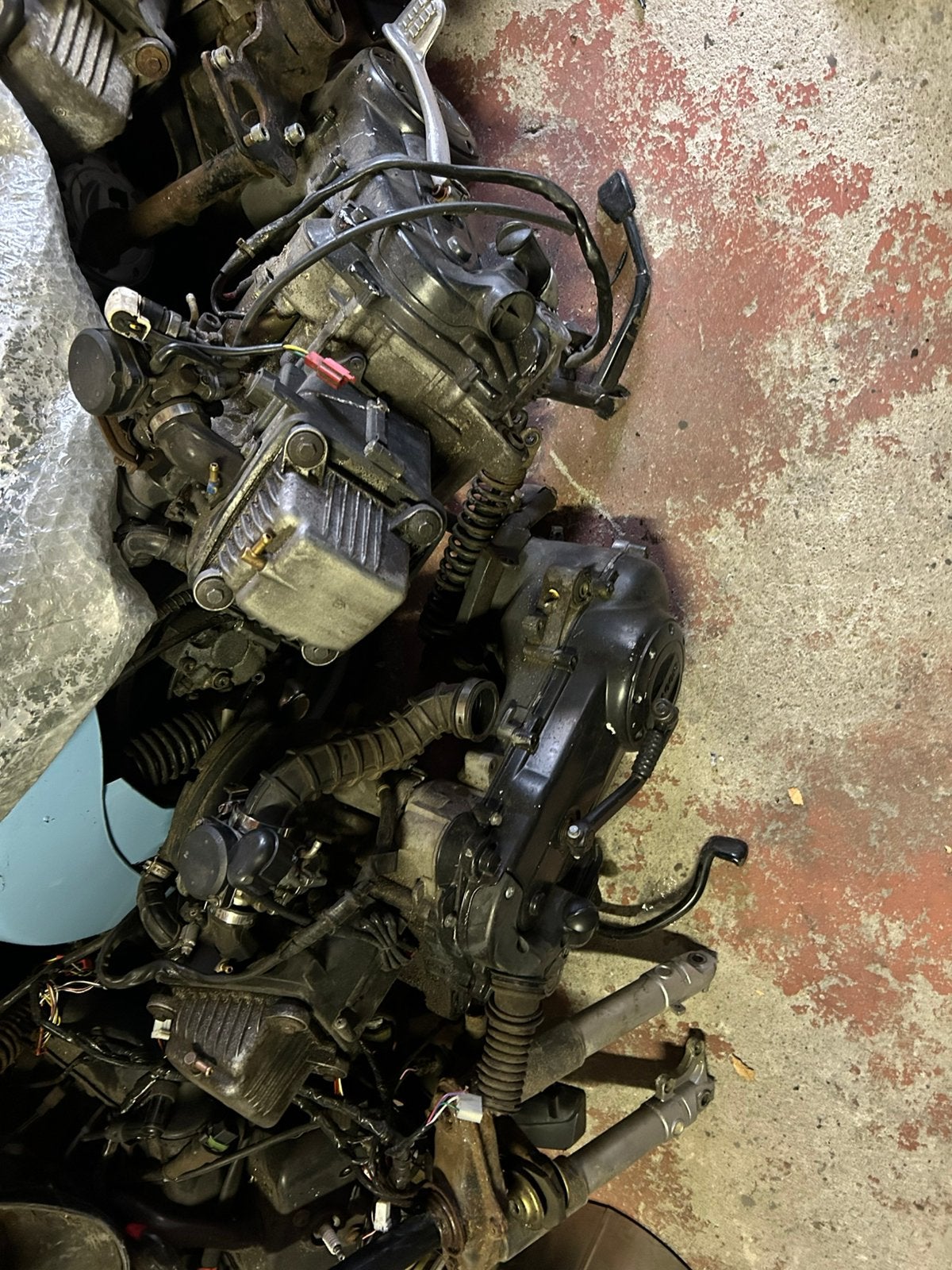 2x piaggio zip/vespa 4t 2v motorblokken, Ophalen, Gebruikt, Blok