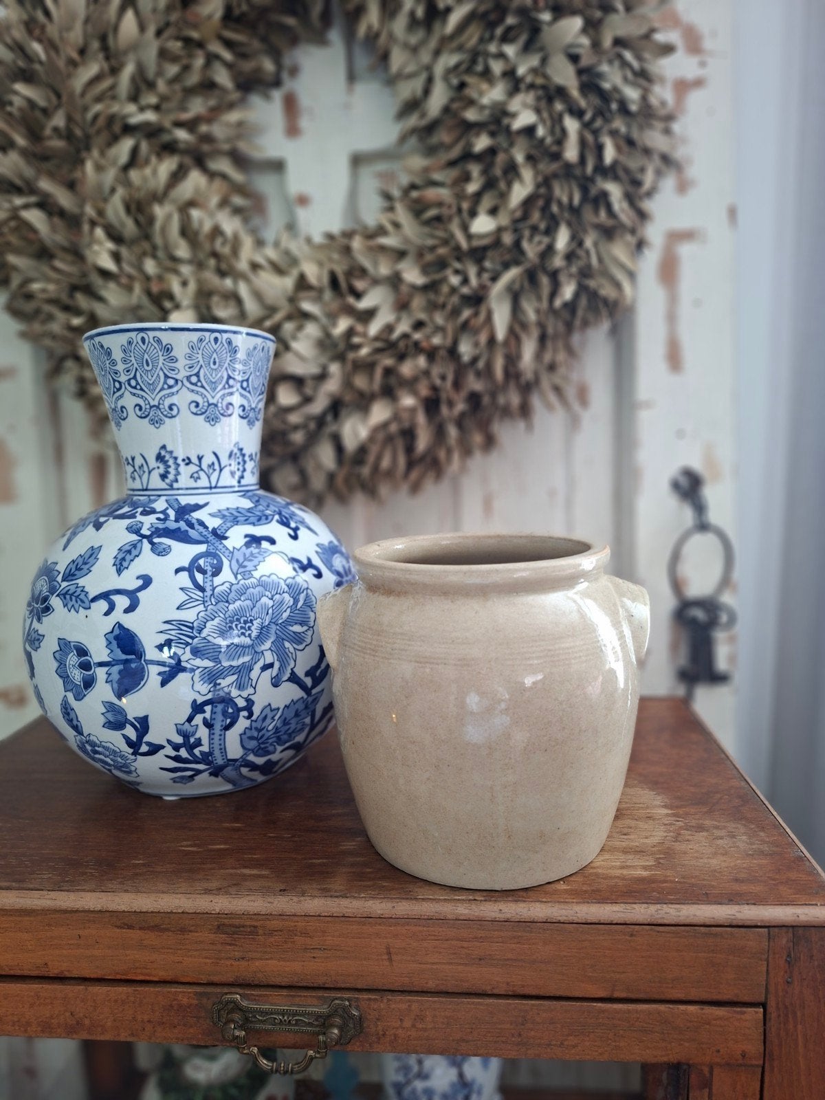 Brocante oude grespot, Ophalen