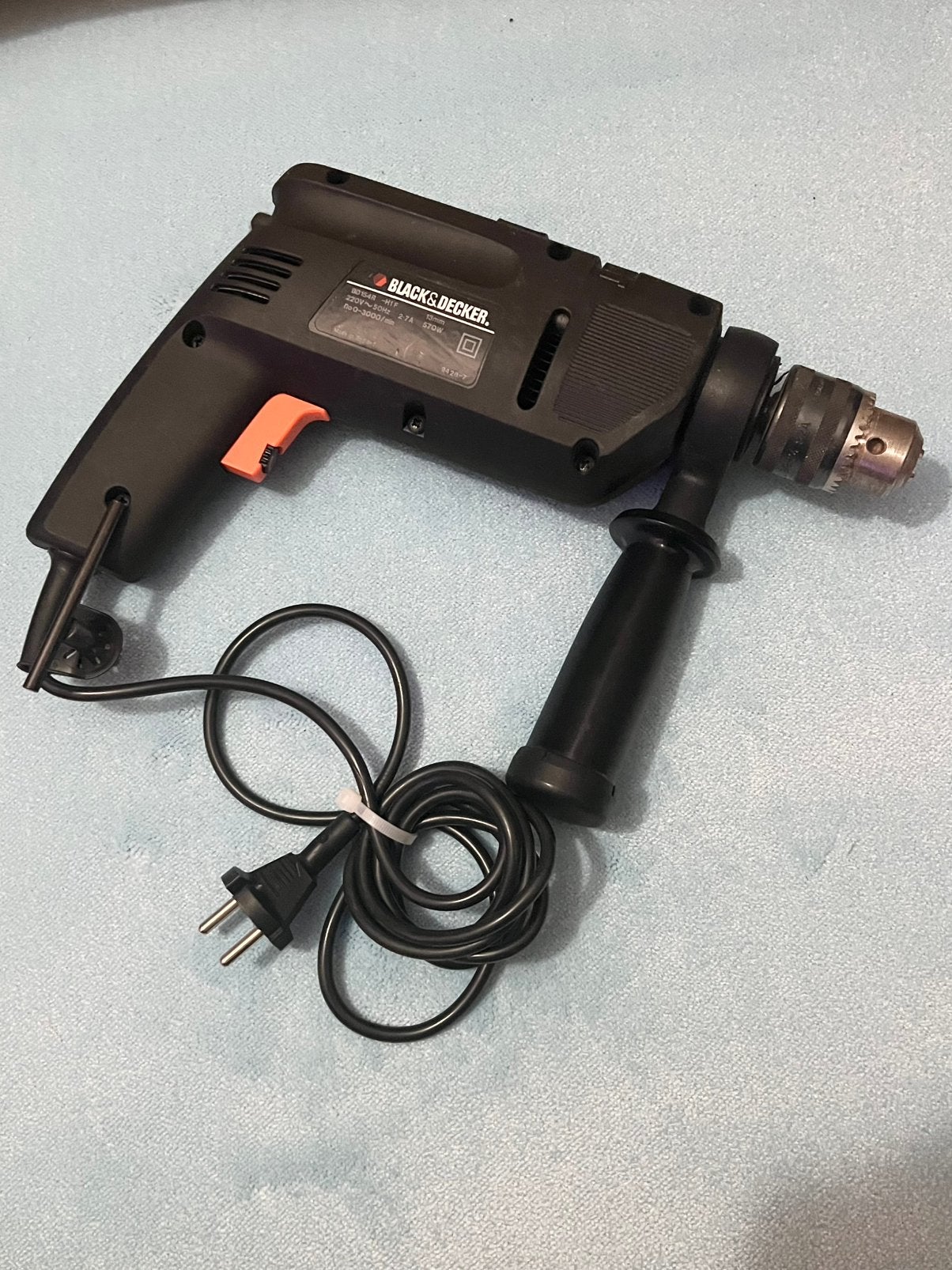 Black & Decker BD154R Klopboormachine 570W, Boormachine, Gebruikt, Ophalen of Verzenden, Klopboormechanisme