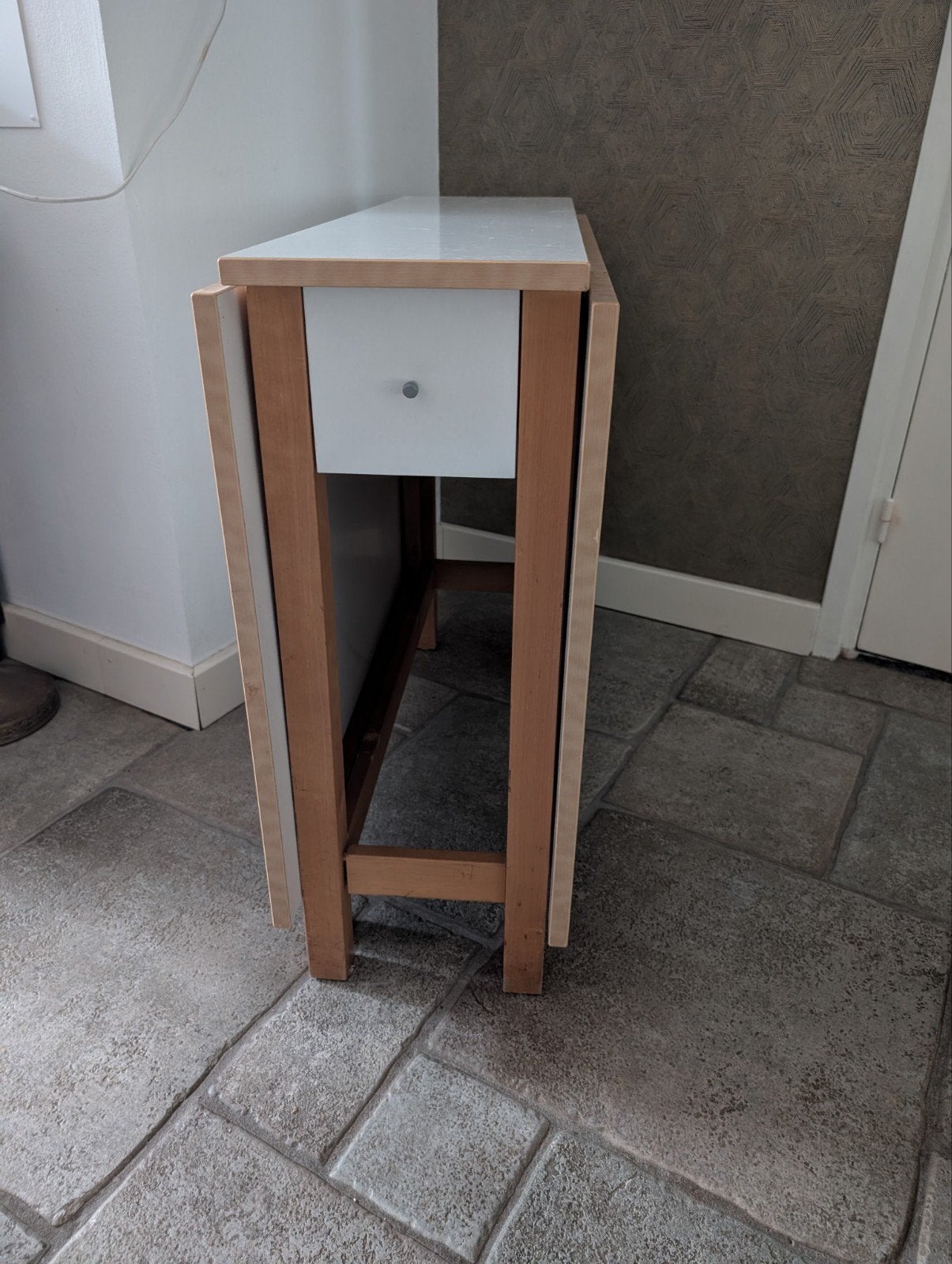 Vintage IKEA tafel Norden, Ophalen, Gebruikt, 100 tot 150 cm, Modern, Functioneel, IKEA