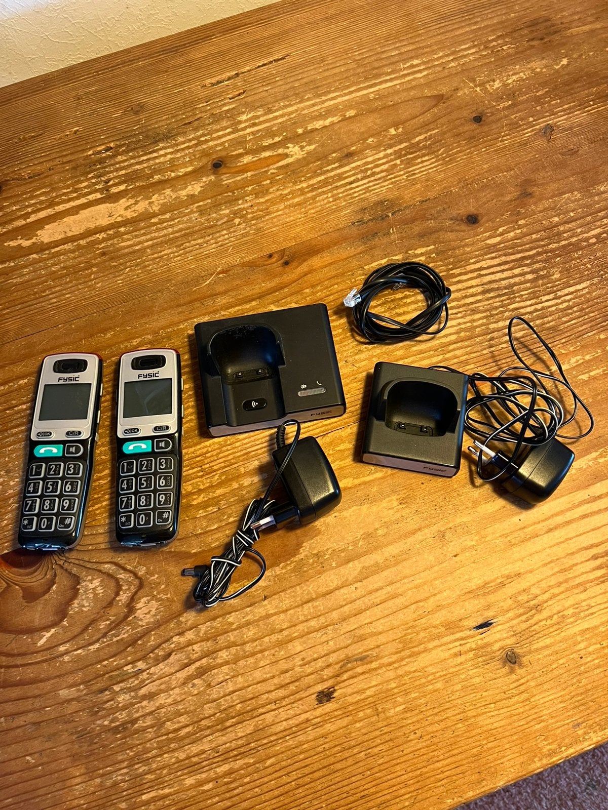 Fysic telefoon, Ophalen, Gebruikt