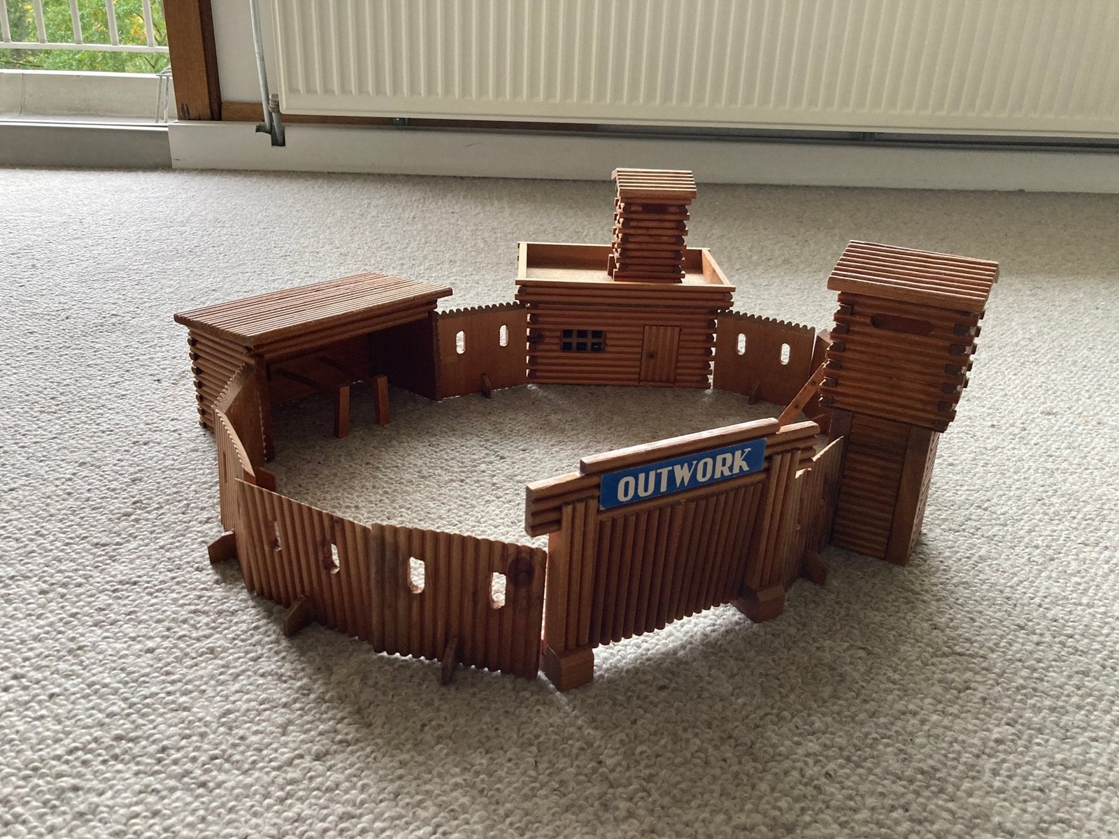 Authentiek vintage houten Western fort, Ophalen of Verzenden