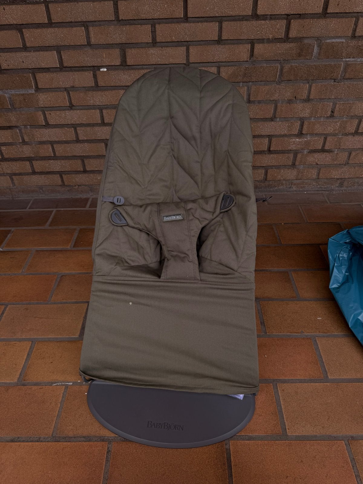 BabyBjörn Wipstoel Bliss - Olijfgroen, Wipstoel, Ophalen, Overige merken, Met gordel(s) of riempje(s)