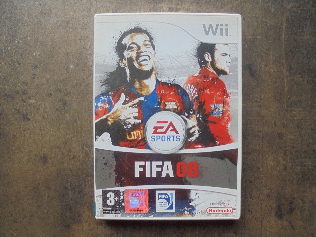 FIFA 08 voor Wii (zie foto's), Gebruikt, Ophalen of Verzenden, Sport, 3 spelers of meer