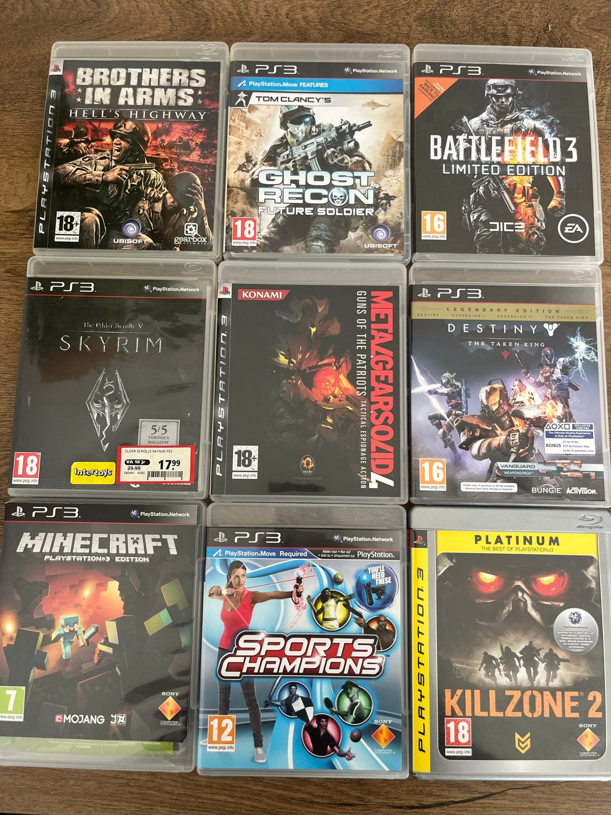 PS3 Games: Brothers in Arms, Ghost Recon, Battlefield, Spelcomputers en Games, Gebruikt, Vanaf 18 jaar, Shooter, 1 speler