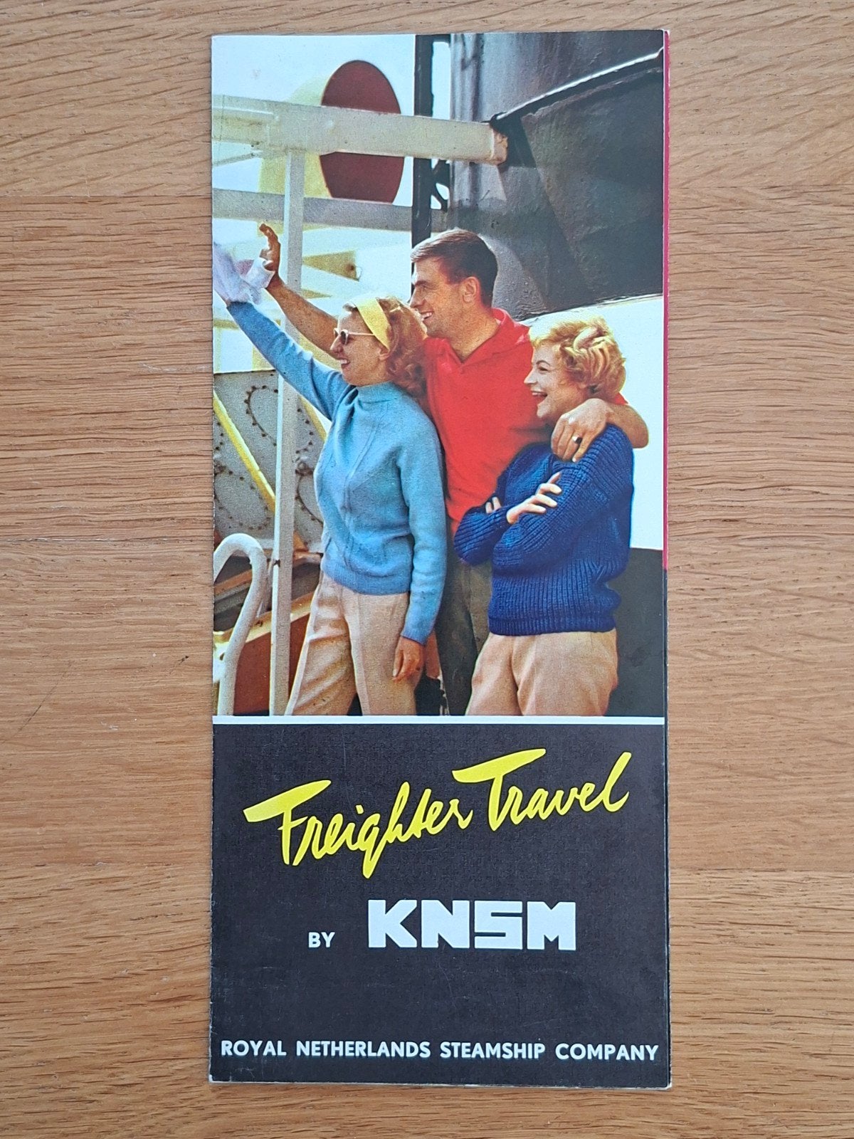Folder brochure 1963 KNSM, Verzamelen, Ophalen of Verzenden, Boek of Tijdschrift