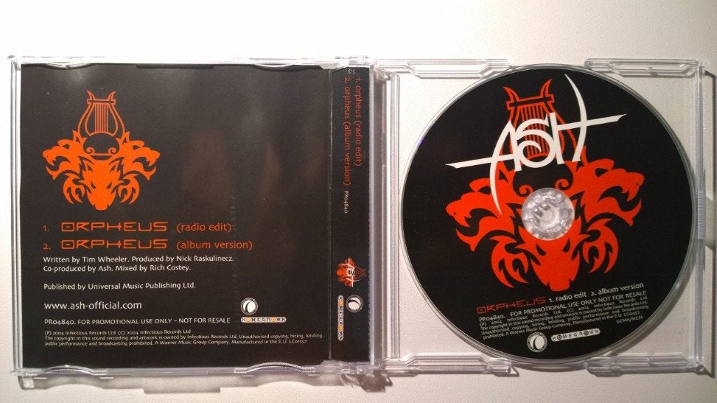 Ash - Orpheus (Promo), Maxi-single, Ophalen of Verzenden, Zo goed als nieuw, 1 single