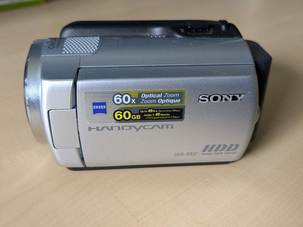 Sony Handycam DCR-SR37e, 20x of meer, Ophalen of Verzenden, Sony, Camera