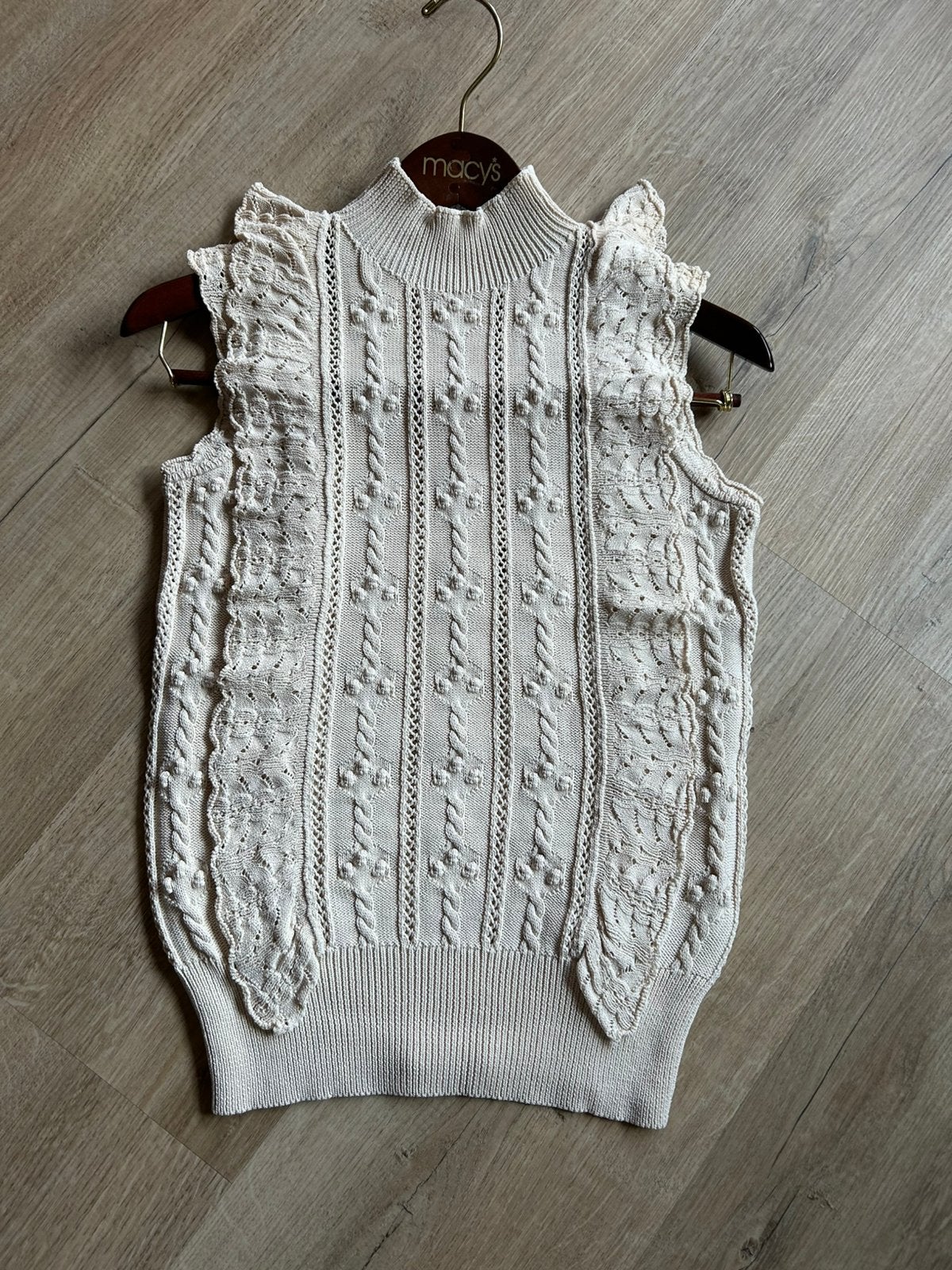 Summum top XS (S en M) ecru zgan, Kleding | Dames, Beige, Ophalen of Verzenden, Zo goed als nieuw, Maat 36 (S)
