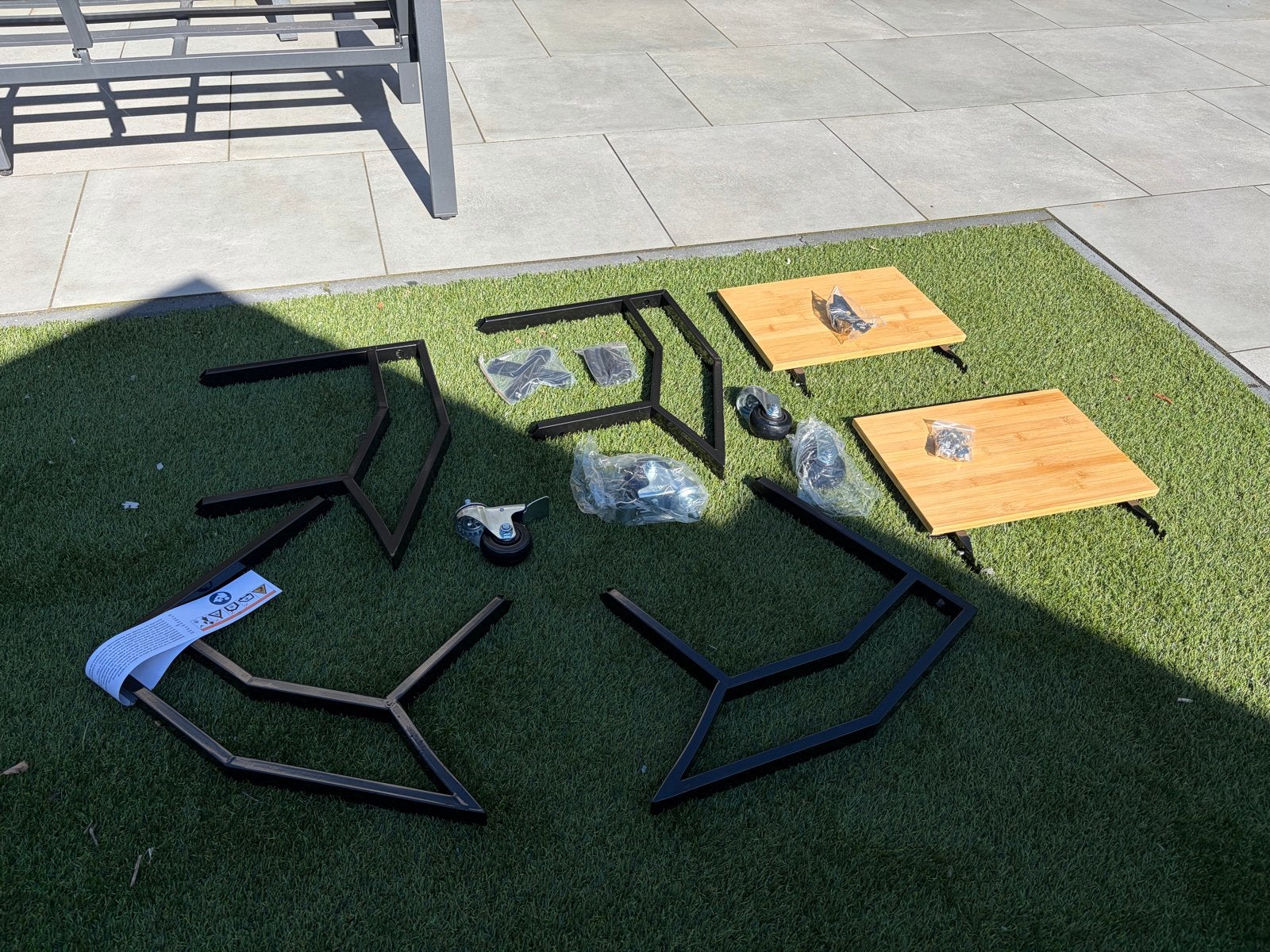 Grill Guru Large onderstel met zijtafels