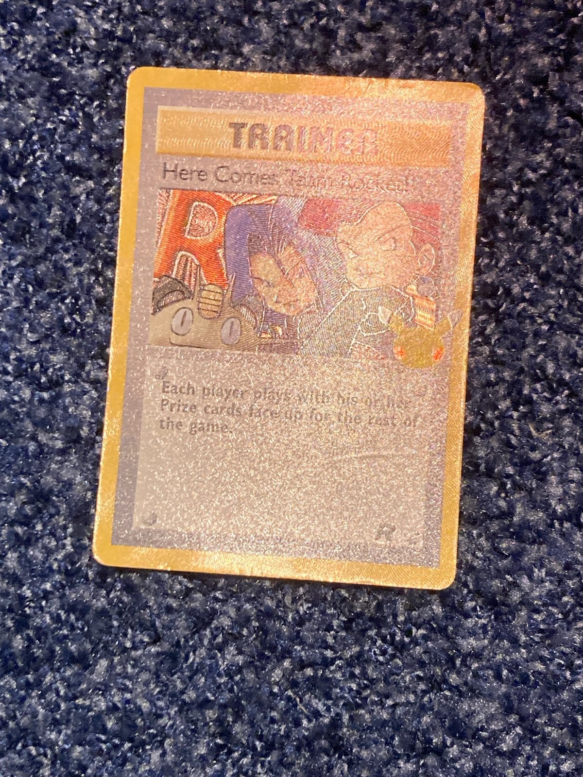 Kaart: Here Comes Team Rocket heel zeldzaam ongeveer 65 euro, Verzenden, Gebruikt, Losse kaart, Foil