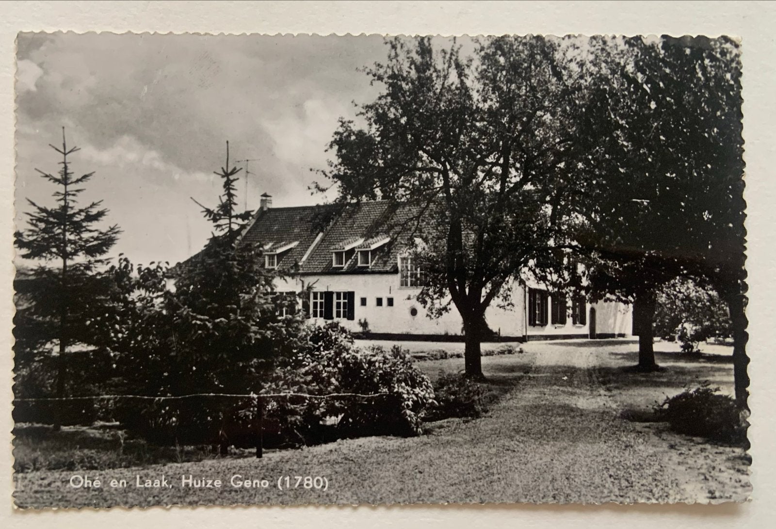 ansichtkaart Ohé en Laak, Huize Geno (1780), Verzenden, 1960 tot 1980, Gelopen, Limburg