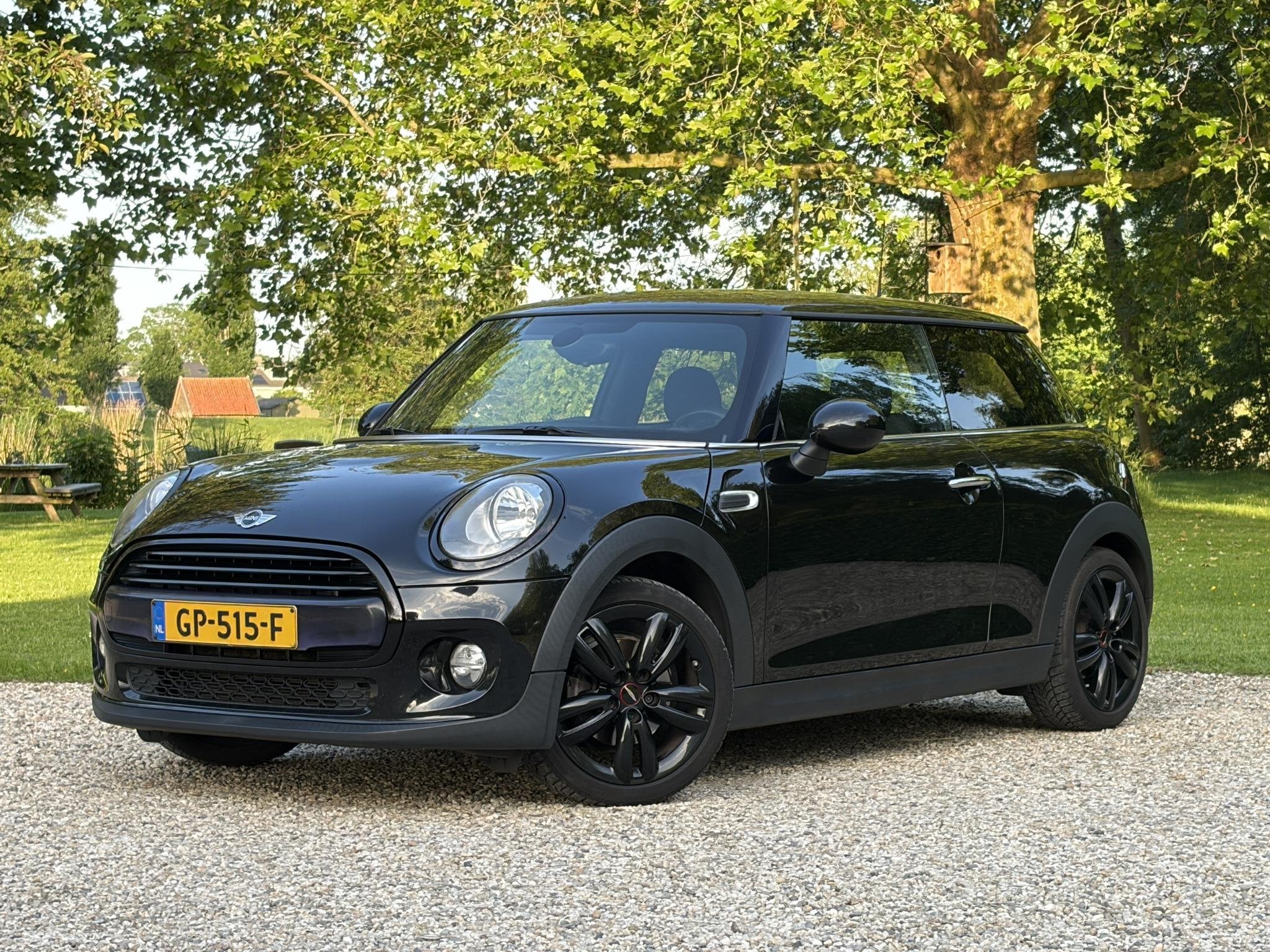 MINI Cooper 1.5 Black Edition, John Cooper Works *NL-Auto*, Auto's, Voorwielaandrijving, Start-stop-systeem, Gebruikt, 4 stoelen
