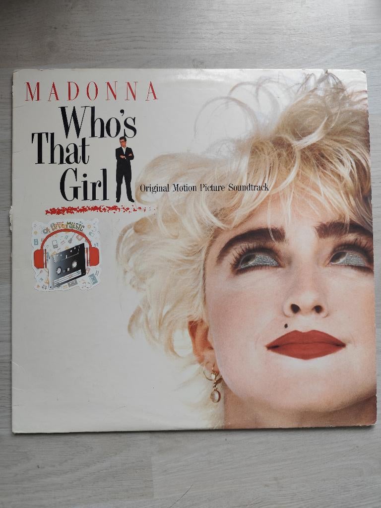 Lp Madonna - Who's that girl (OST), Cd's en Dvd's, Vinyl | Pop, Ophalen of Verzenden, Gebruikt, 12 inch