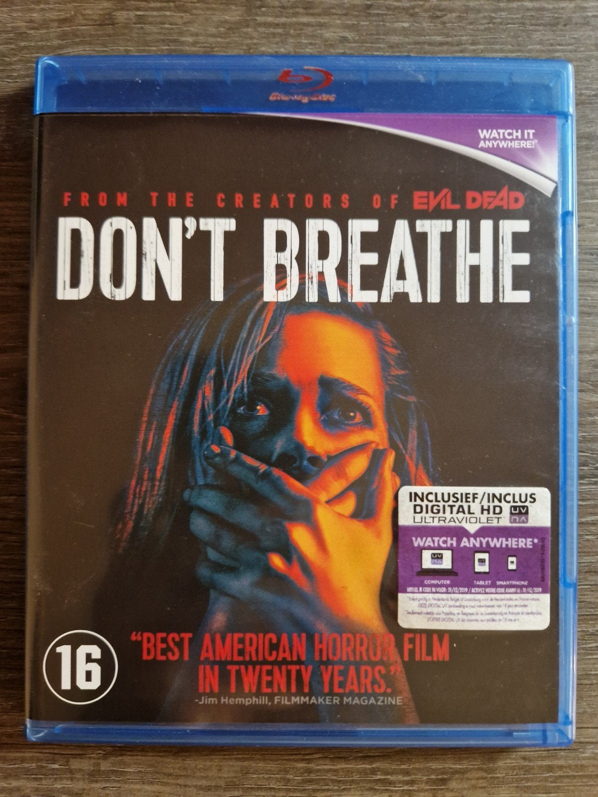 Don't Breathe (2016) blu-ray, Cd's en Dvd's, Horror, Nederlands, Film, Ophalen of Verzenden