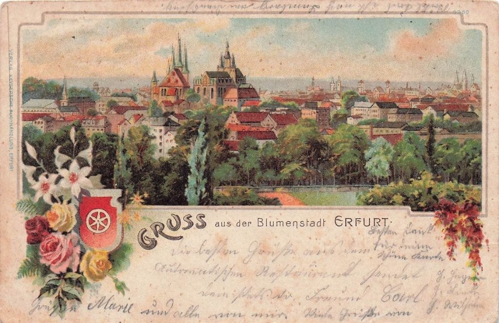 702-161-047 Erfurt, Verzenden, Voor 1920, Duitsland