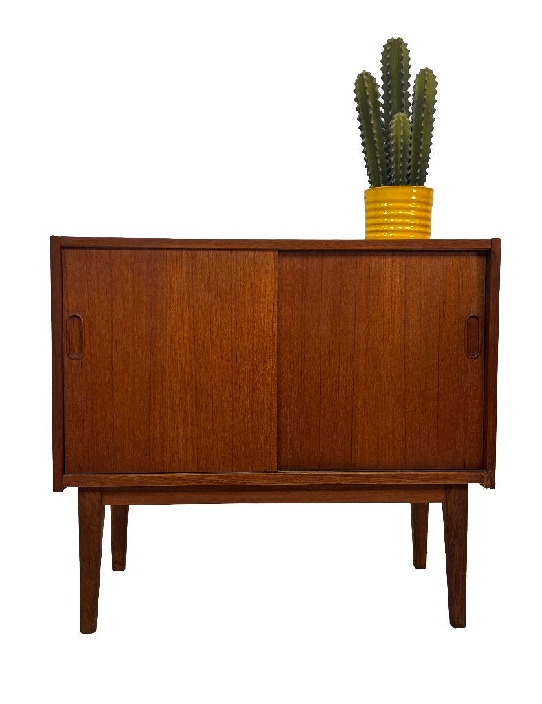Vintage Kastje Compact Dressoir Kastje Jaren 60 Teak Fineer