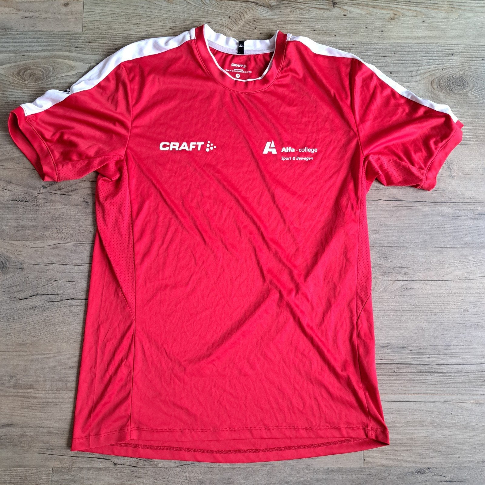 Craft Alfa-college Sport & Bewegen T-shirt Maat M (3 stuks), Craft, Ophalen of Verzenden, Zo goed als nieuw, Maat 48/50 (M)