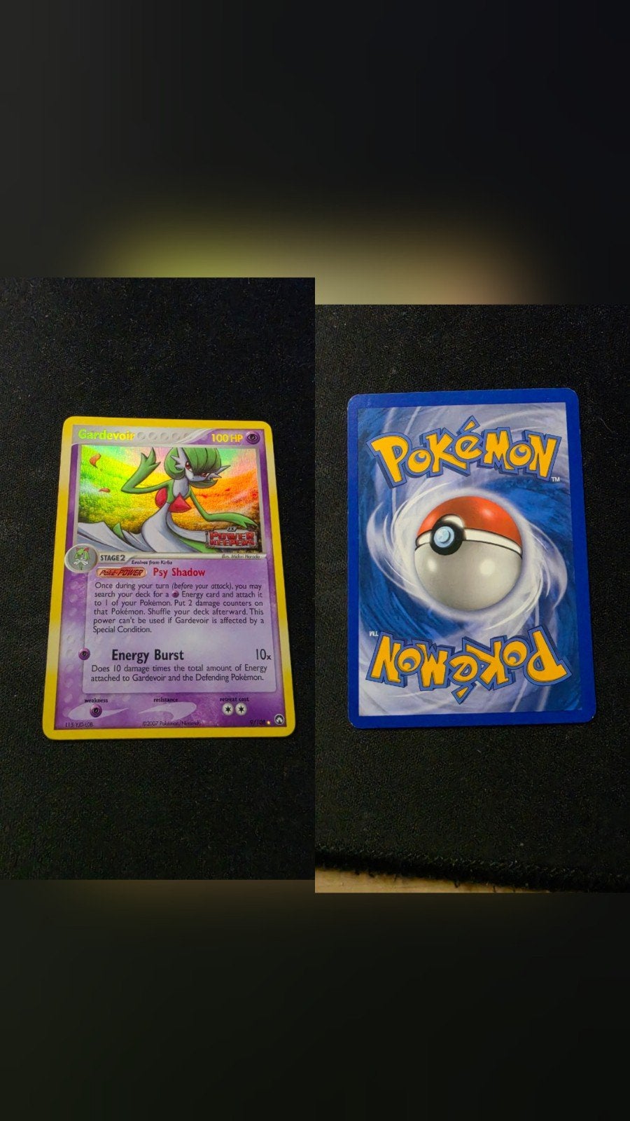 Gardevoir 9/108 Reverse Holo - Power Keepers Pokémon Kaart, Ophalen of Verzenden, Gebruikt, Losse kaart, Foil