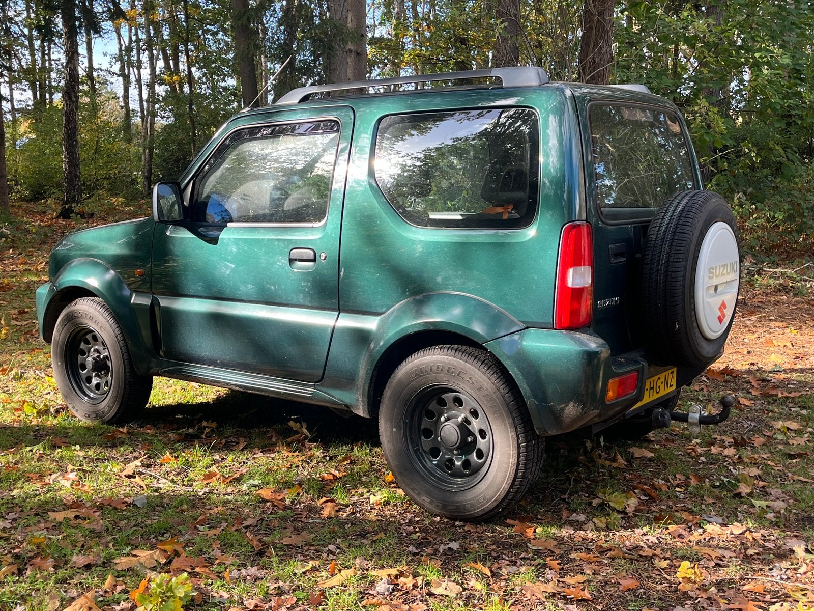 Suzuki Jimny 1.3 JX 4WD 2001 Groen, Auto's, 40 €/maand, 4 cilinders, 4 stoelen, Origineel Nederlands