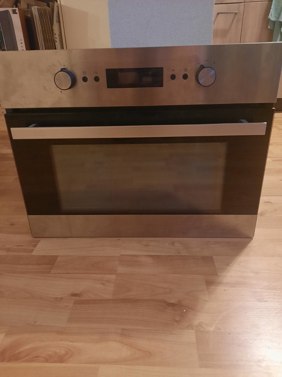 Gratis Ikea Inbouw Combimagnetron Oven - Zilver/Zwart, Witgoed en Apparatuur, Ophalen, Combimagnetron, Gebruikt, Inbouw