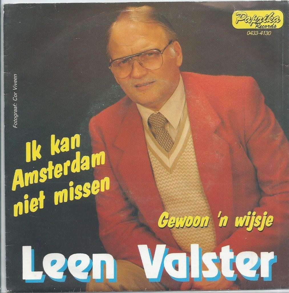 Vinyl Single Leen Valster, Ophalen of Verzenden, Gebruikt, Pop