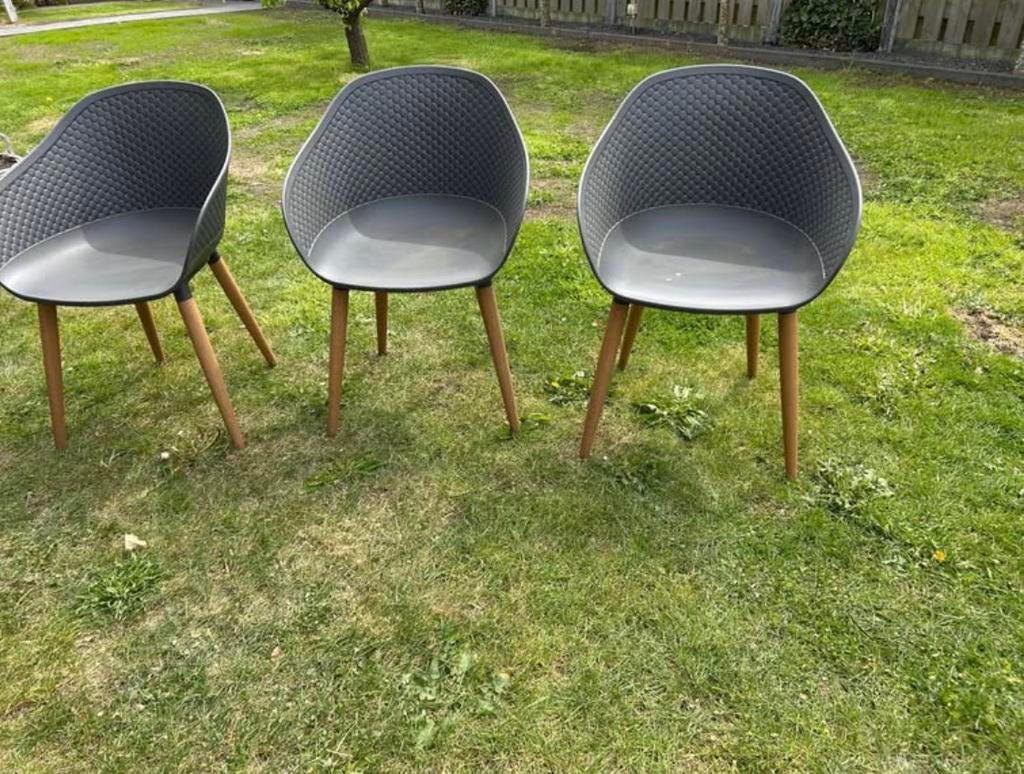 3 stoelen ophalen voor maar €25,- uit Kerkenveld, Ophalen, Gebruikt, Kunststof