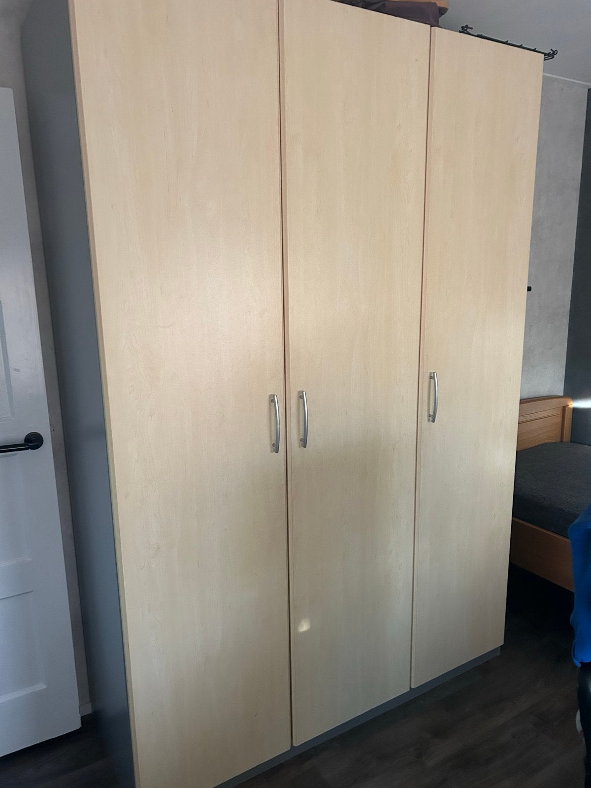 Kledingkast, Huis en Inrichting, Kasten | Kledingkasten, Ophalen, Gebruikt, 100 tot 150 cm, 200 cm of meer