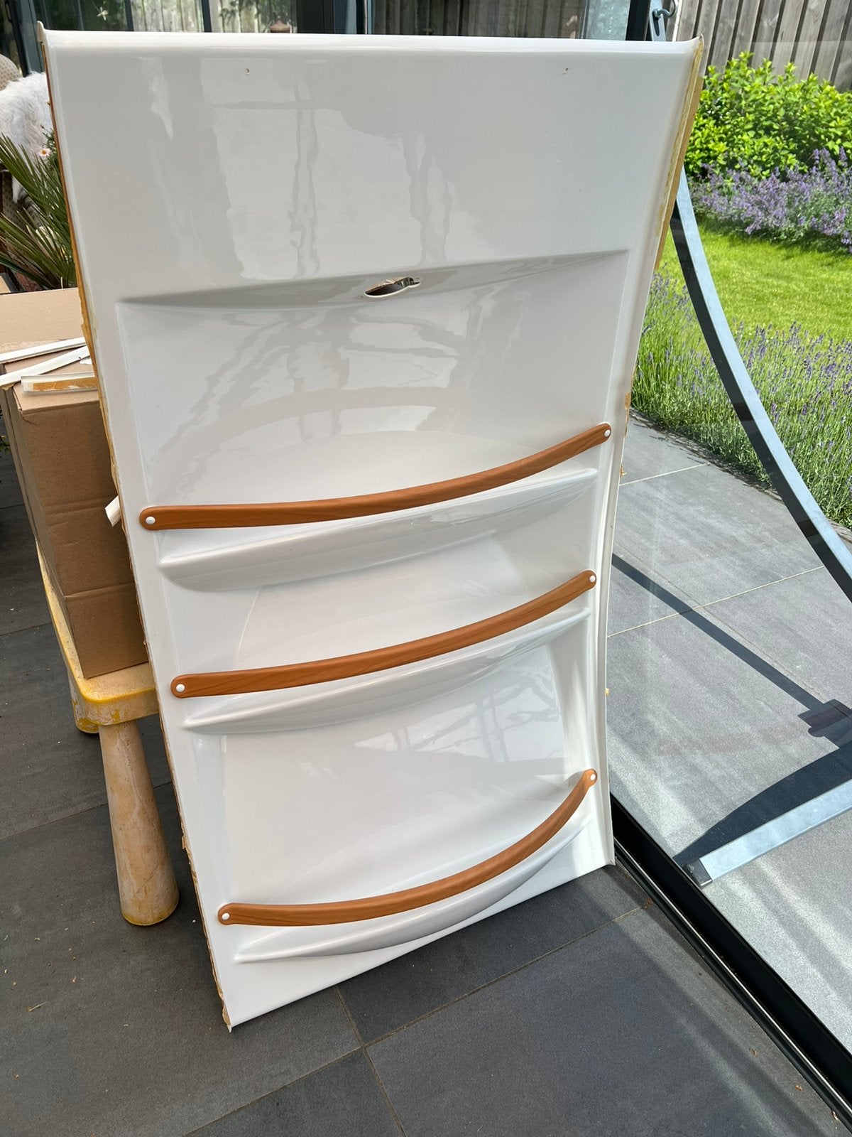 Achterwand toiletruimte Home-car caravan, Ophalen, Zo goed als nieuw